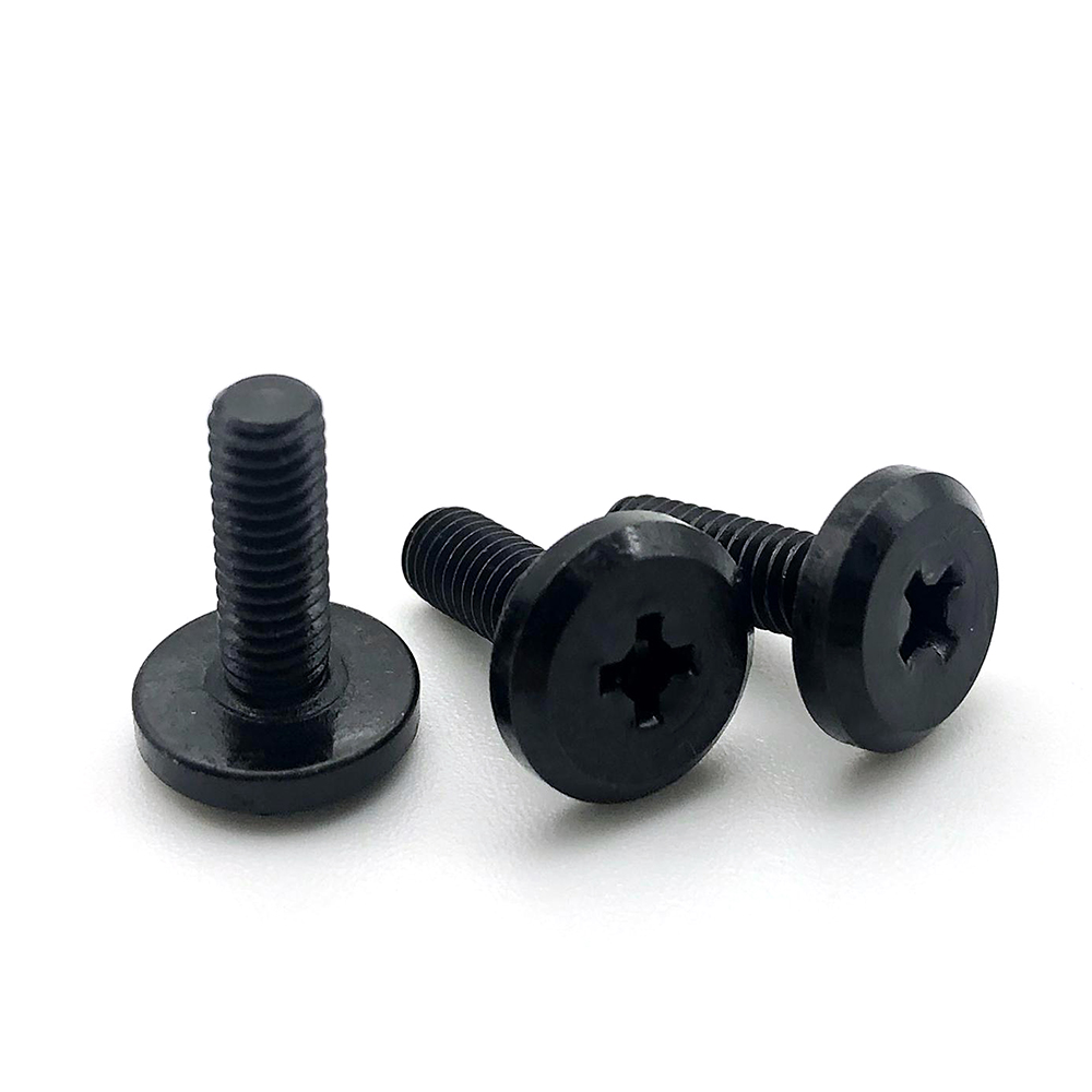 黑色崗山頭十字機(jī)牙螺絲